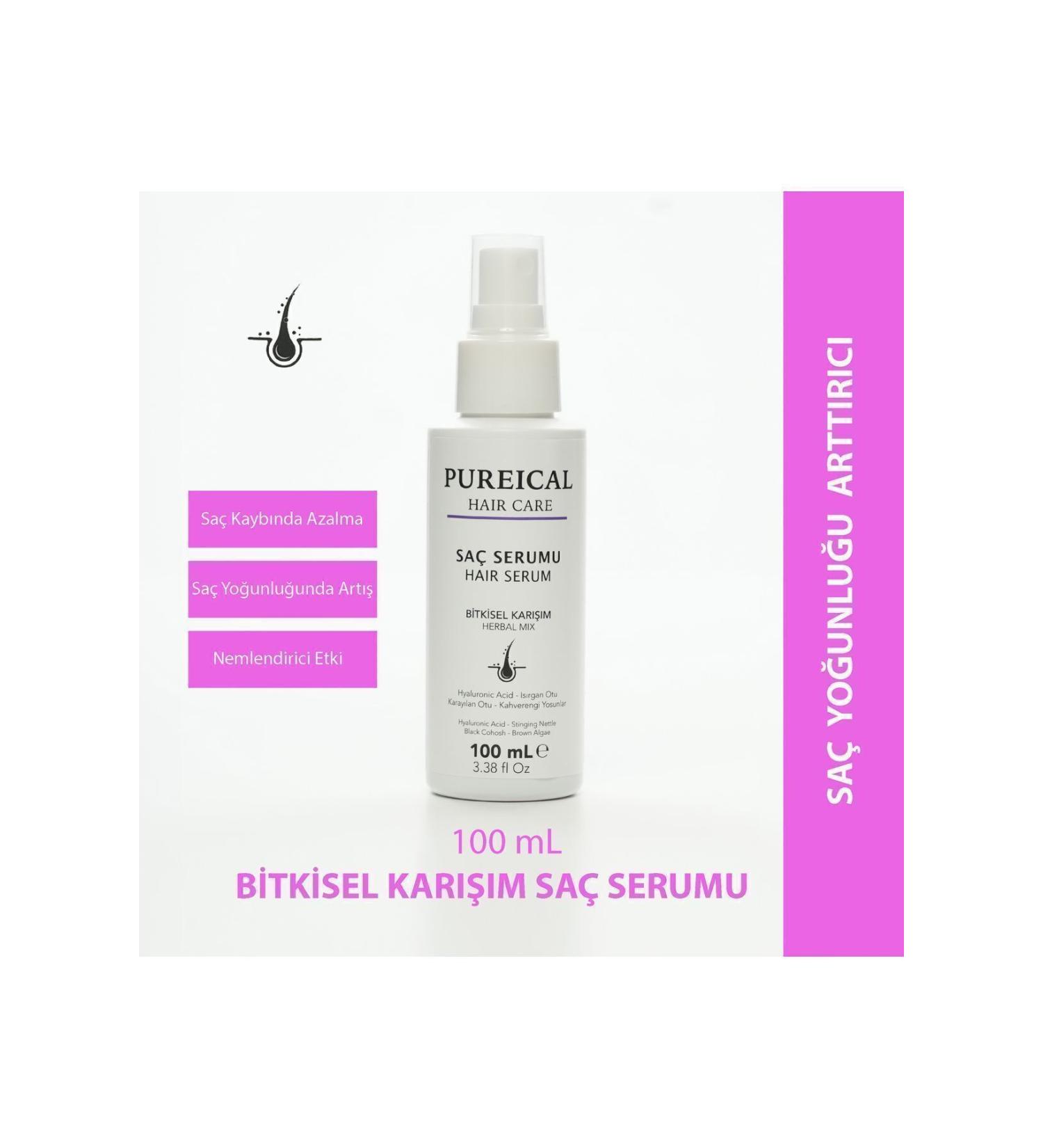 PUREICAL Hair Serum Herbal complex hair loss prevention hair strengthening serum 100 mL - Buy Online on GoSupps.com