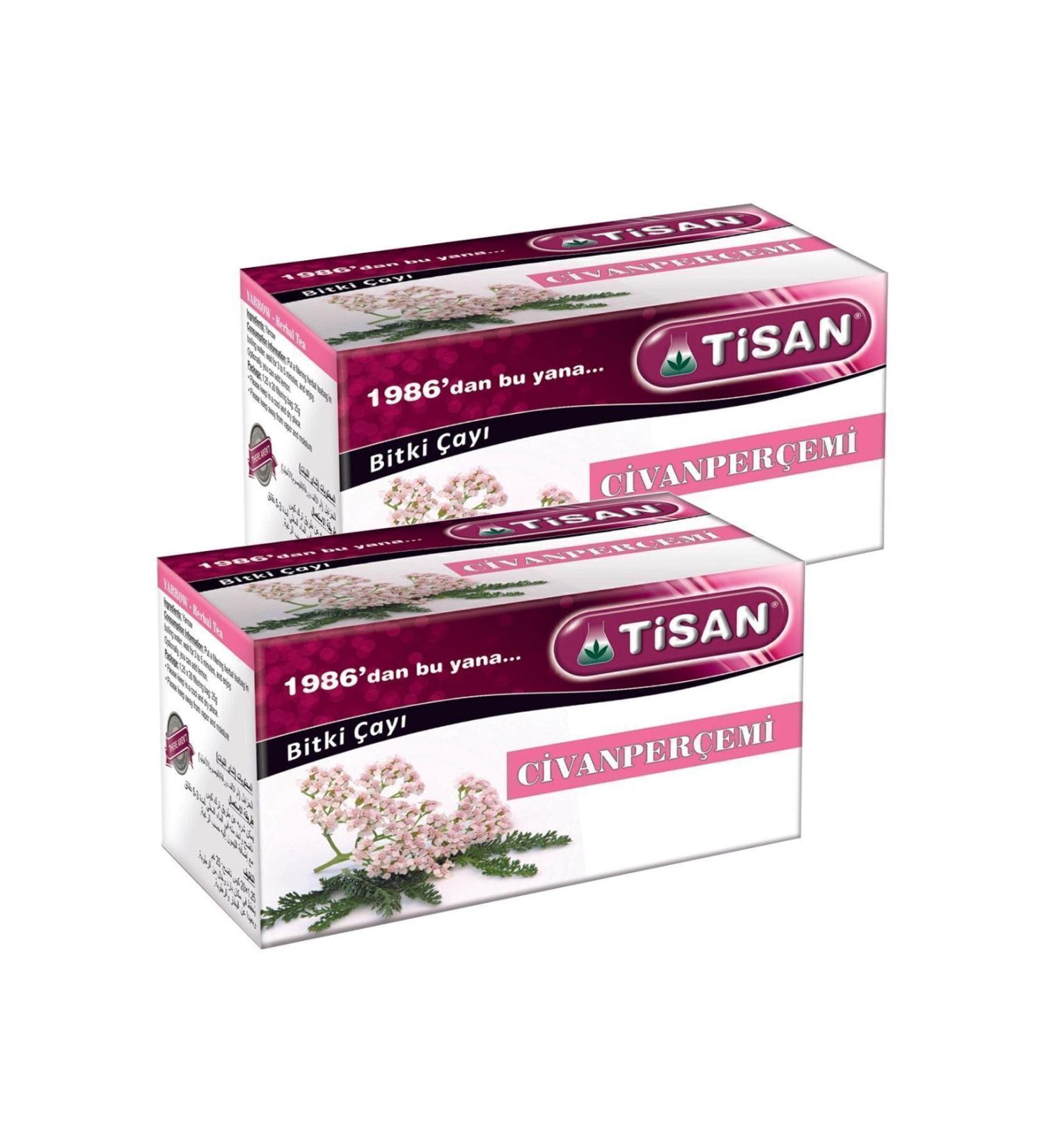 Tisan Yarrow Tea 2 Boxes Tisan Tea Bag Yarrow Herbal Tea 2 Pkt