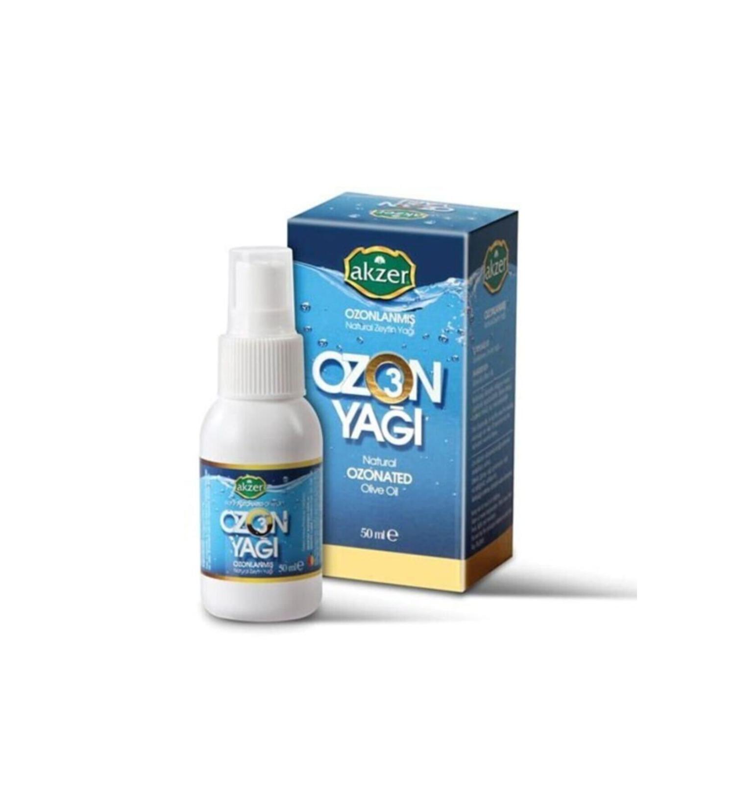 Akzer 2 Pieces Ozonated Natural Olive Oil 100 ml