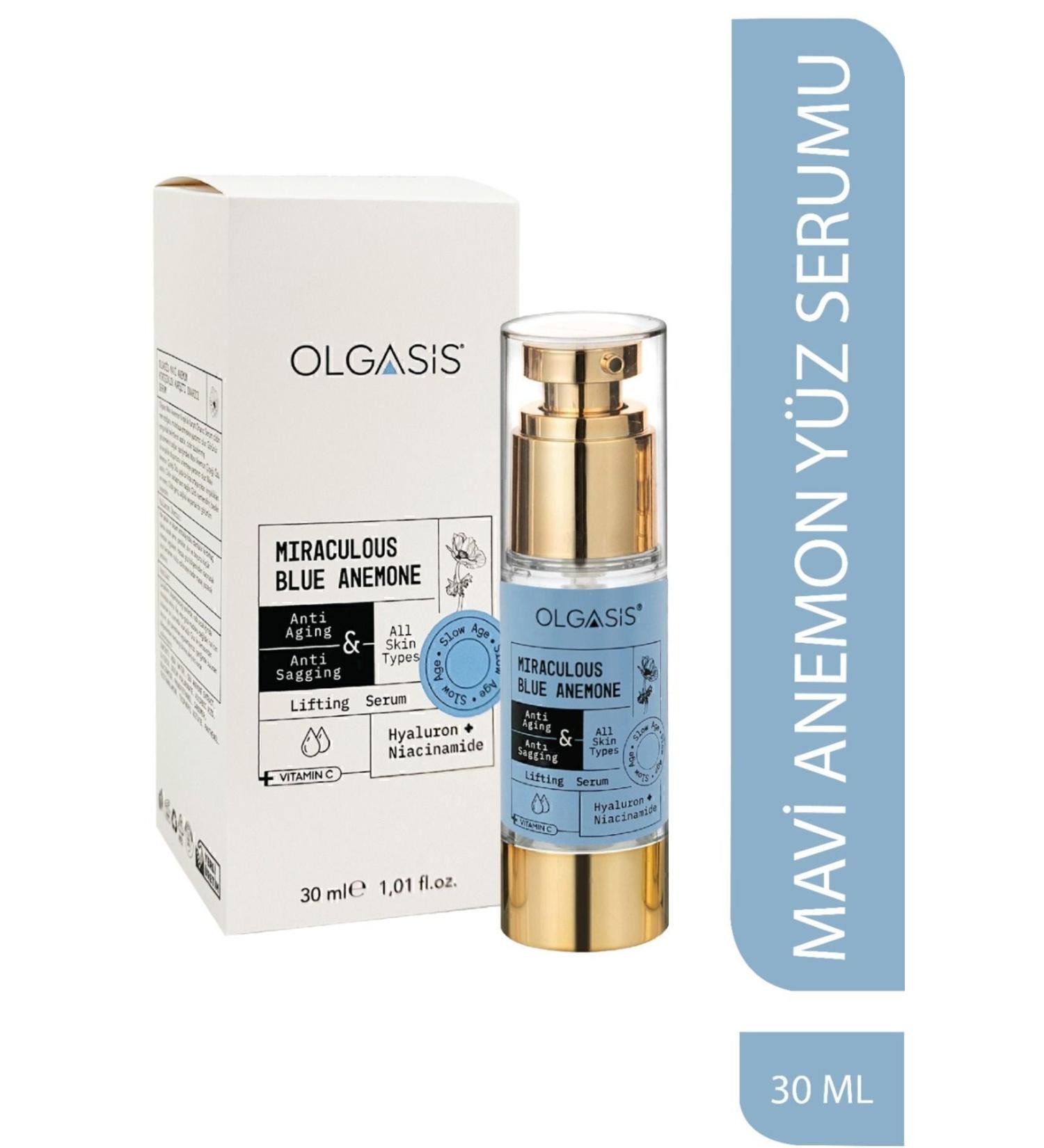 Olgasis Blue Anemone Eye Cream 30 Ml Blue Anemone Anti-Wrinkle Plumping Tired Eye Contour Cream