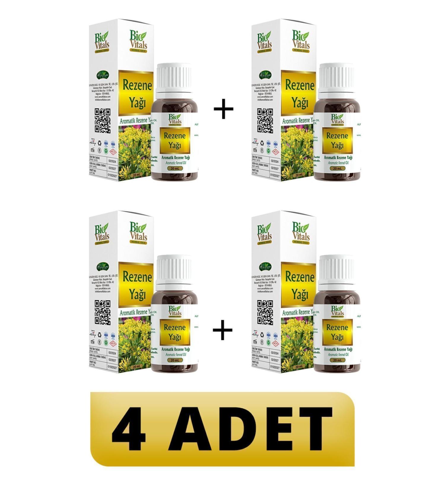 Bio Vitals Fennel Oil 20 ml 4 PIECES