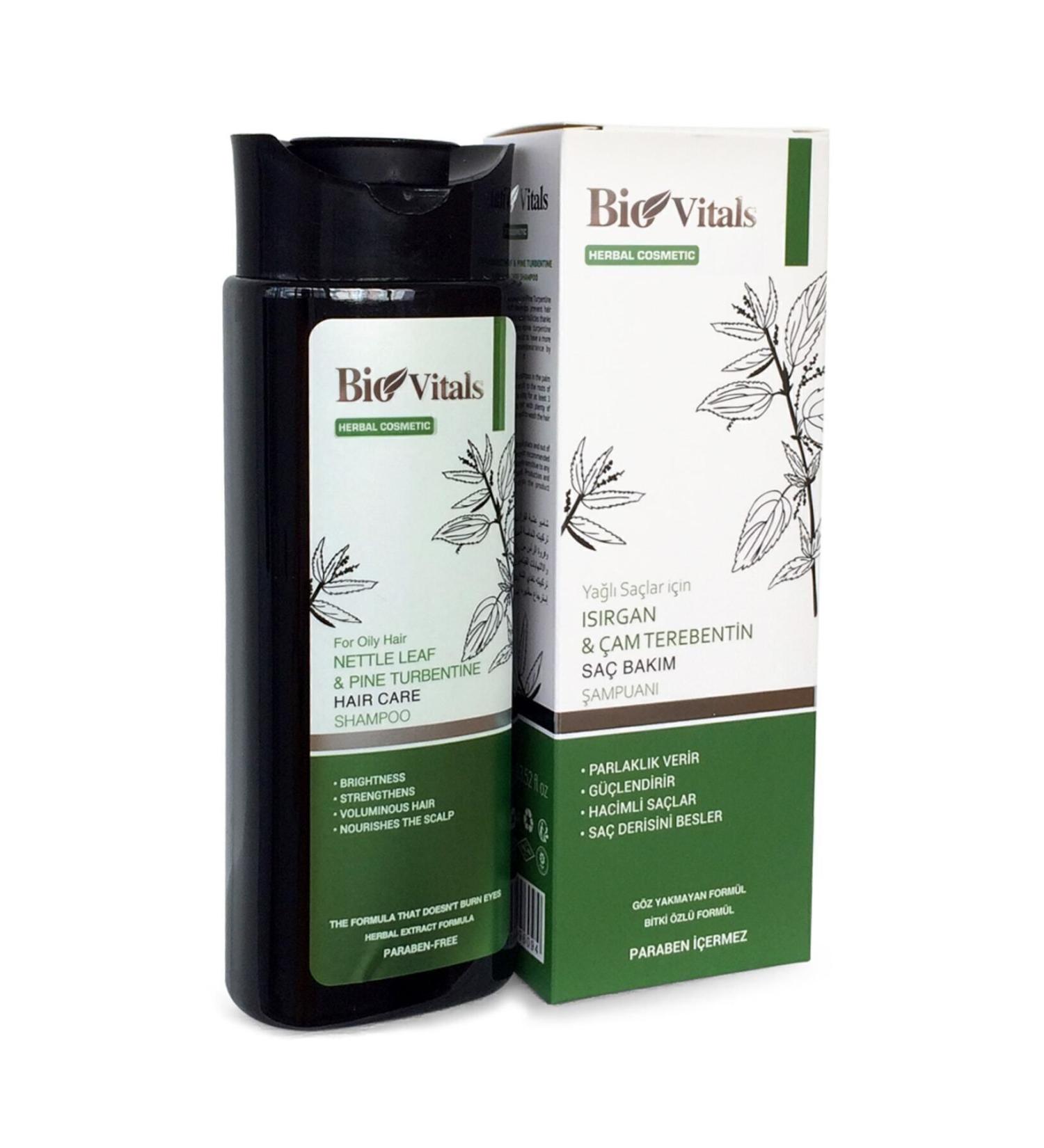 Bio Vitals Nettle and Pine Turpentine Shampoo 330 Ml