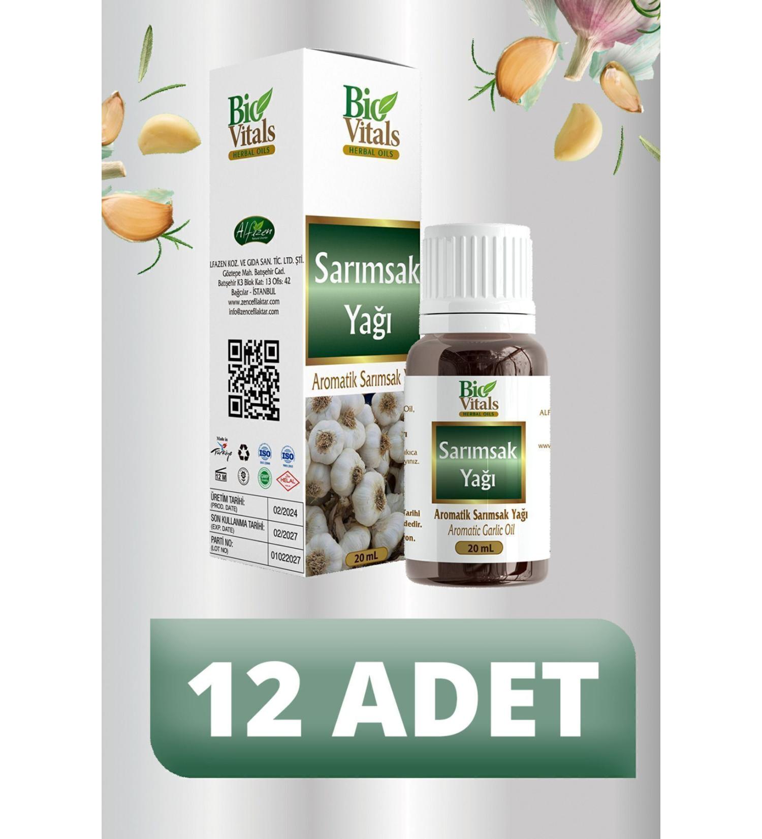 Bio Vitals Garlic Oil 12 PCS-Box 20 ml