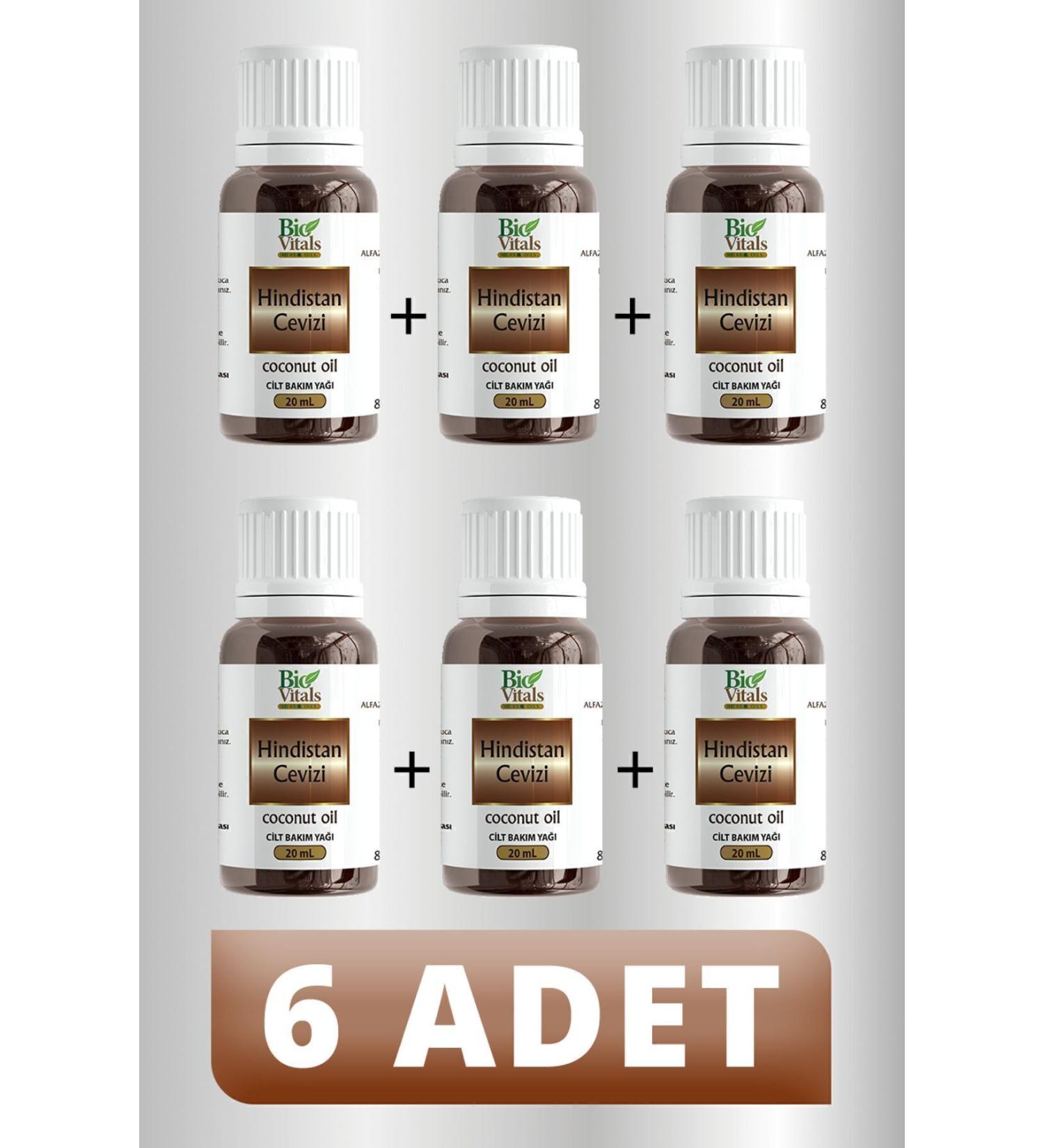 Bio Vitals Coconut Oil 20 ml 6 PIECES