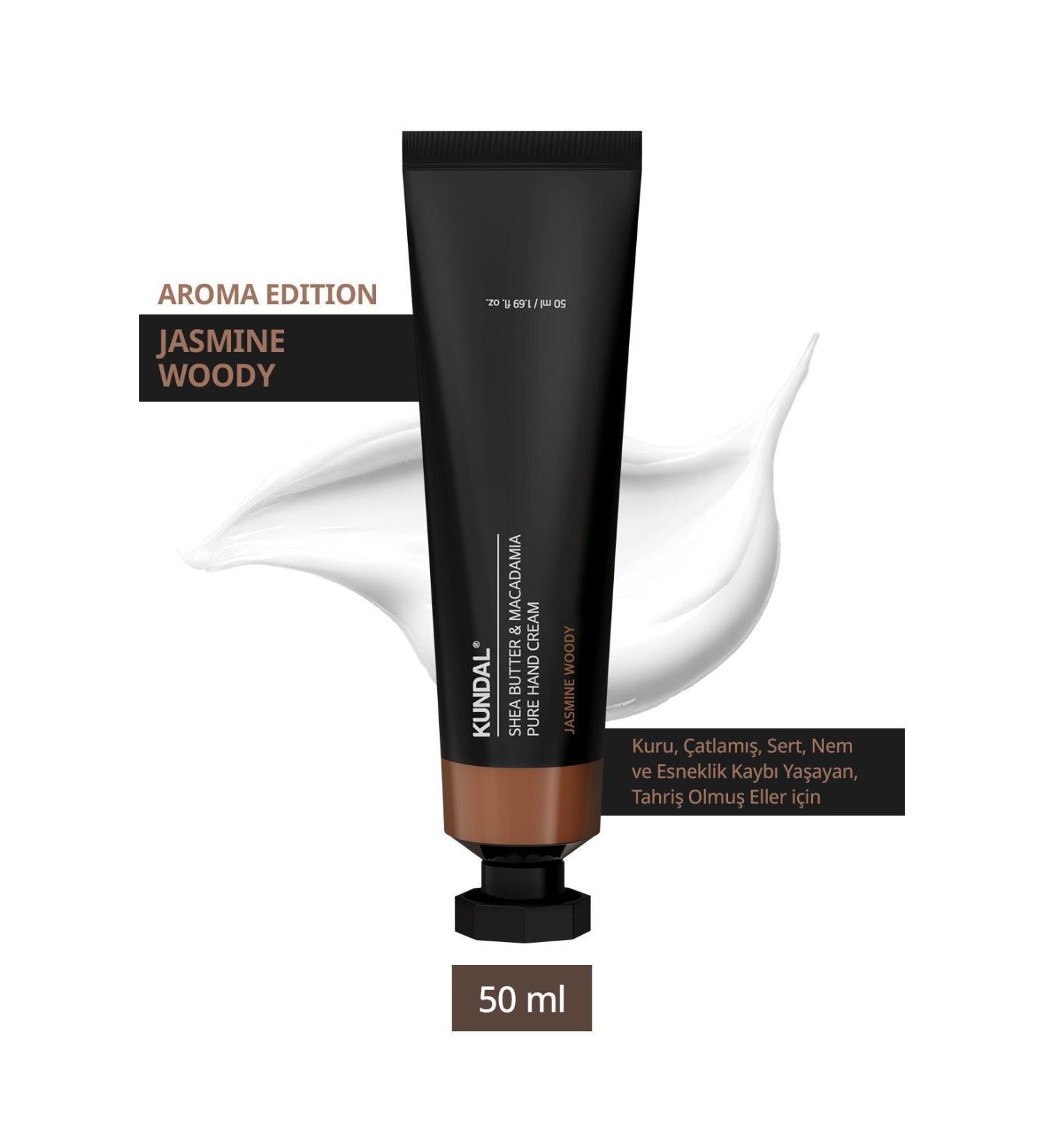 Kundal Nourishing Hand Cream Kundal Shea Butter & Macadamia Pure Hand Cream Aroma Edition 50ml (jasmine Woody) - Buy Online on GoSupps.com