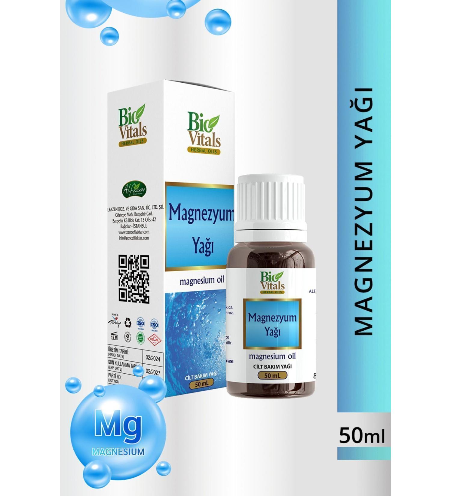 Bio Vitals Magnesium Oil 50ml - Buy Online on GoSupps.com