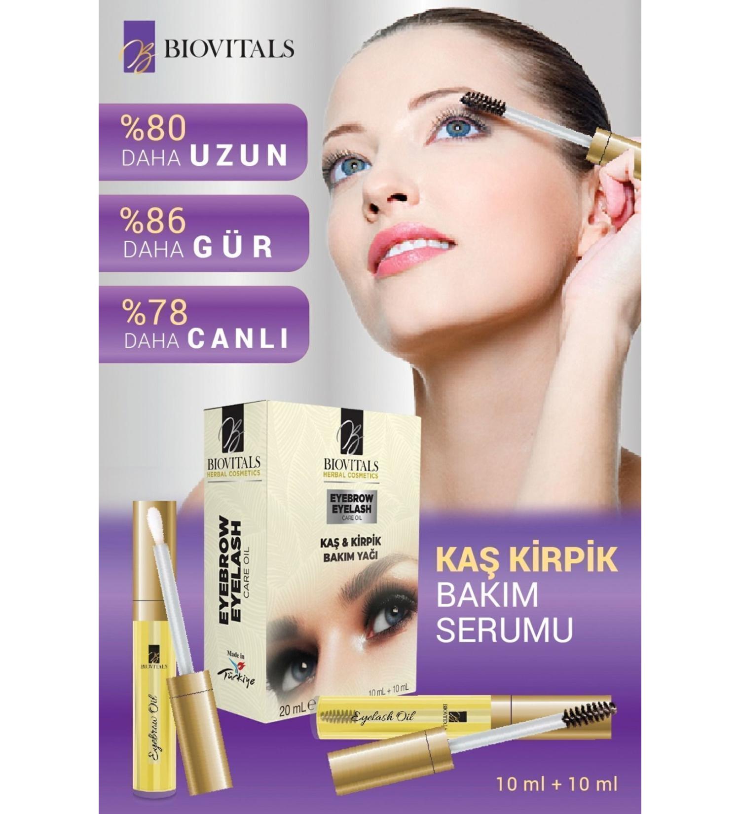 Bio Vitals Eyebrow and Eyelash Care Oil 20 Ml - Buy Online on GoSupps.com