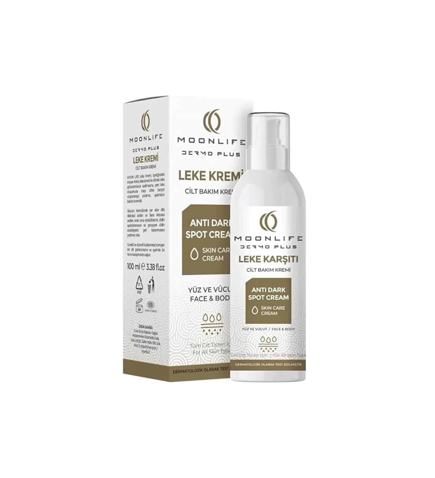 Moonlife Anti-Blemish Cream Helping to Eliminate Skin Tone Differences 100 Ml.