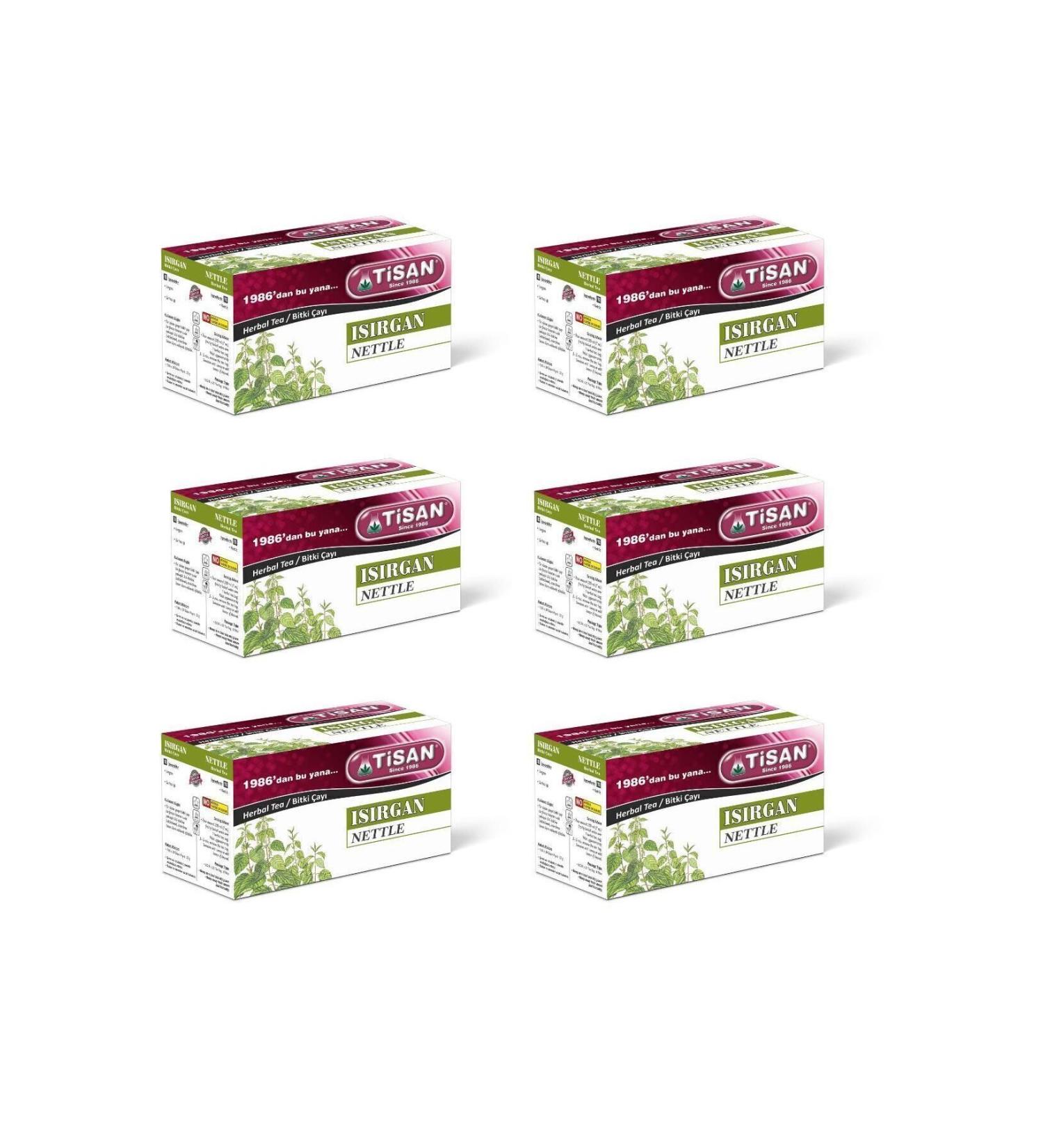 Tisan Nettle Herbal Tea 20 Bag x 6 Pieces