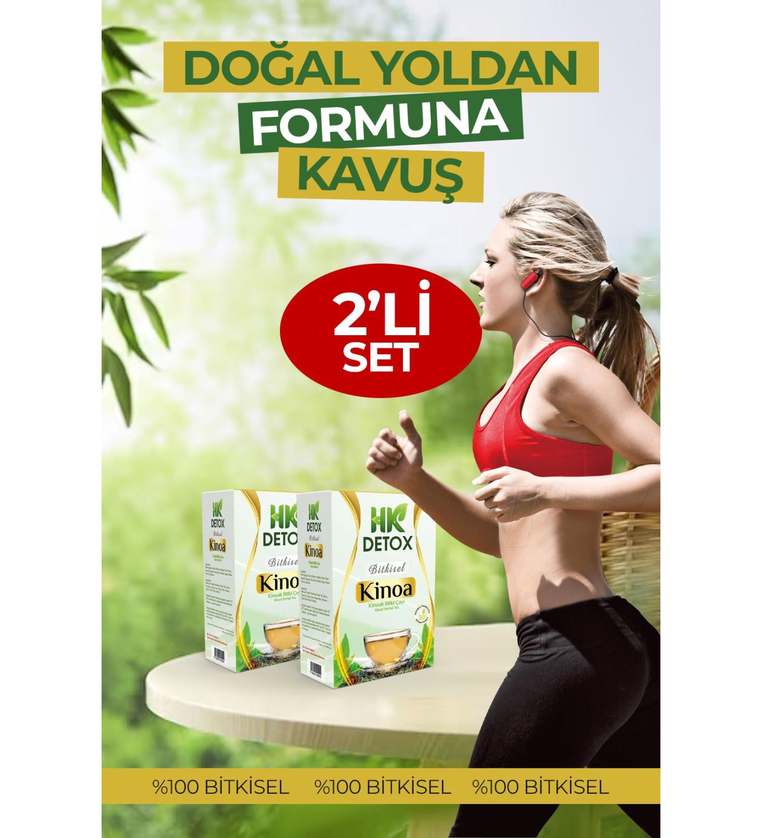 HK HERBAL Weight Loss Helper Detox Quinoa Mixed Herbal Tea Slimming Form Diet 2 Piece 30 Day Set - Buy Online on GoSupps.com