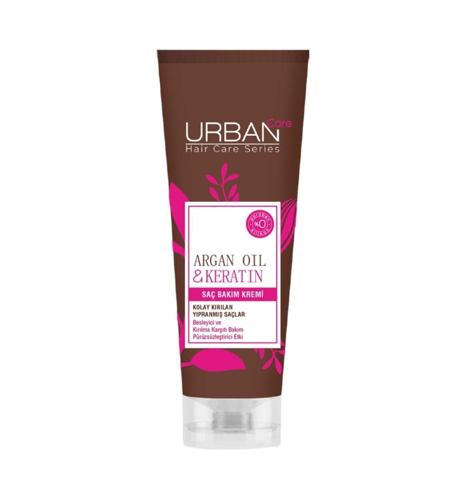 Urban Care Argan Oil & Keratin Hair Care Cream 250 Ml