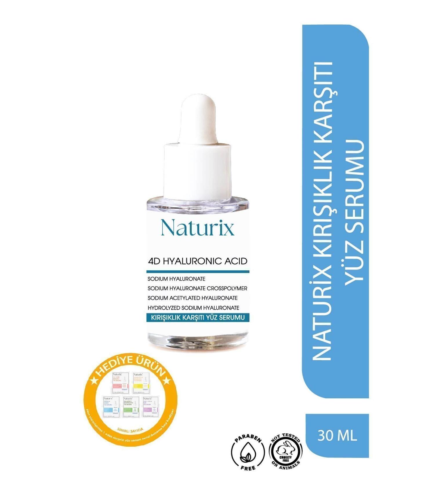 Naturix Anti-Wrinkle Face Serum (4D Hyaluronic Acid Serum) 30 ml