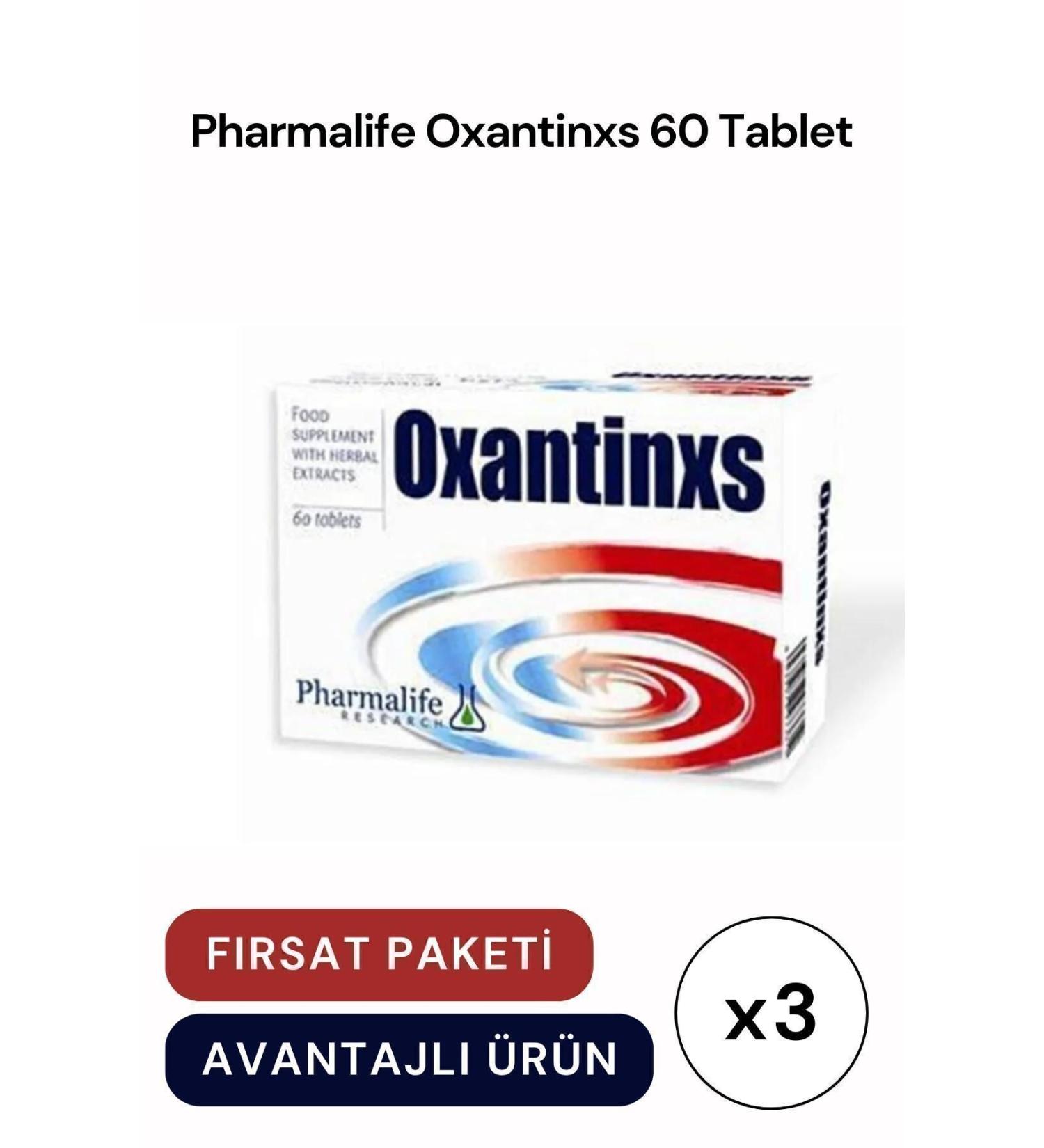 Pharmalife Oxantinxs 60 Tablets - 3 Pieces