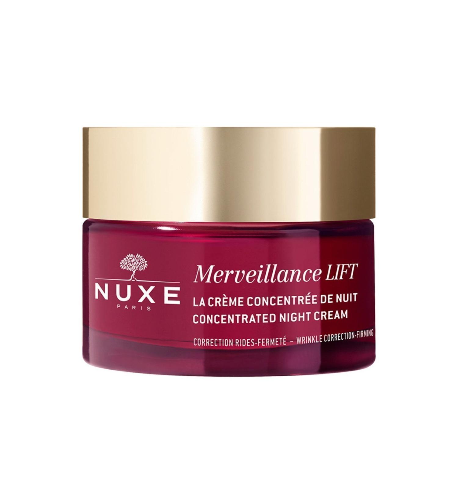 Nuxe Merveillance Lift Firming Anti-Aging Natural Night Skin Care Cream 50ml - Buy Online on GoSupps.com