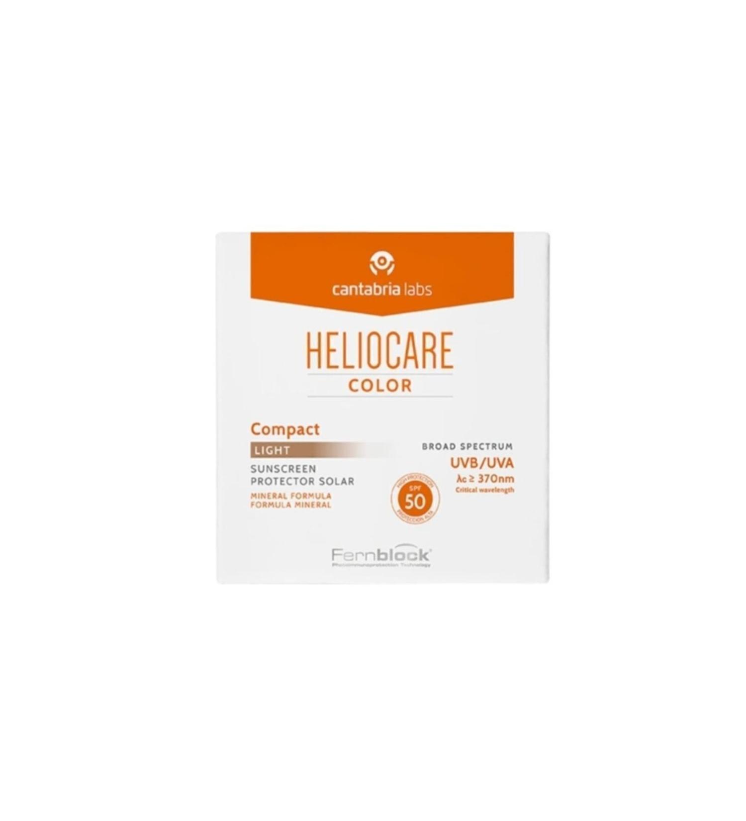 Heliocare Color Spf 50 Compact Light (wheat Skin) 10 Gr