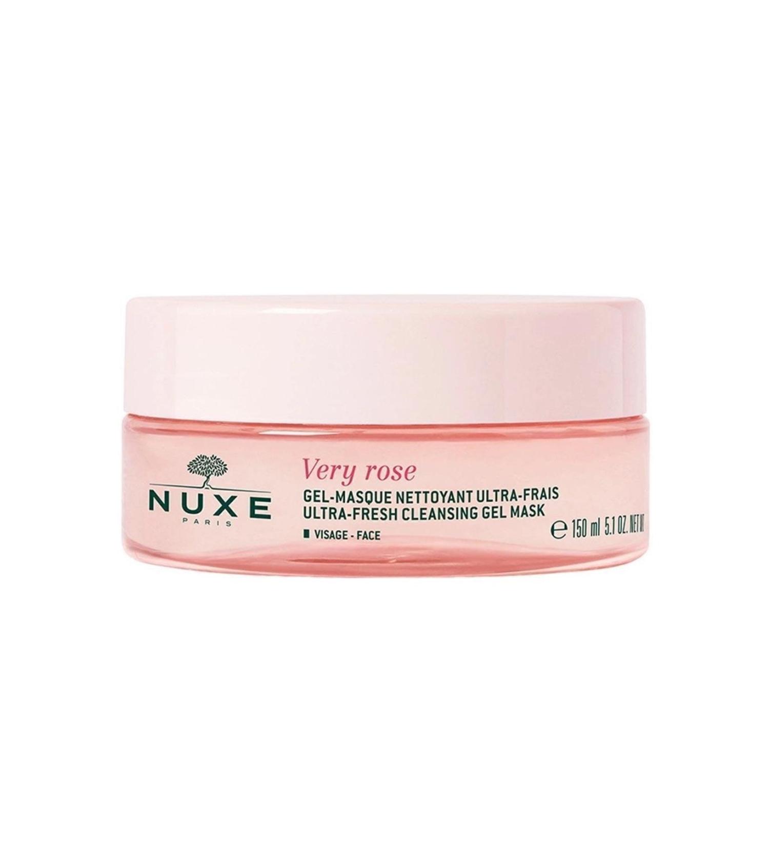 Nuxe Very Rose Cleansing Vegan Gel Face Mask with Rose Essence 150ml
