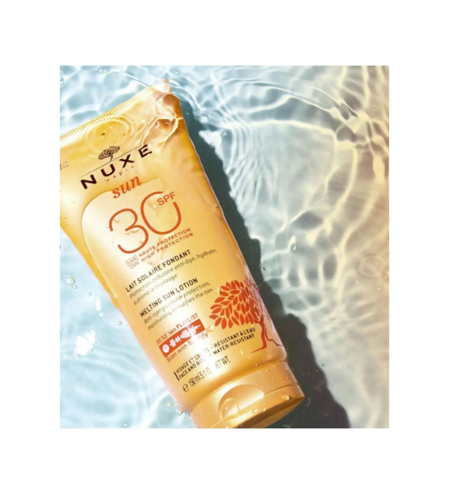 Nuxe Sun Lait Delicieux Protection Spf30 150ml Sunscreen Face and Body Milk