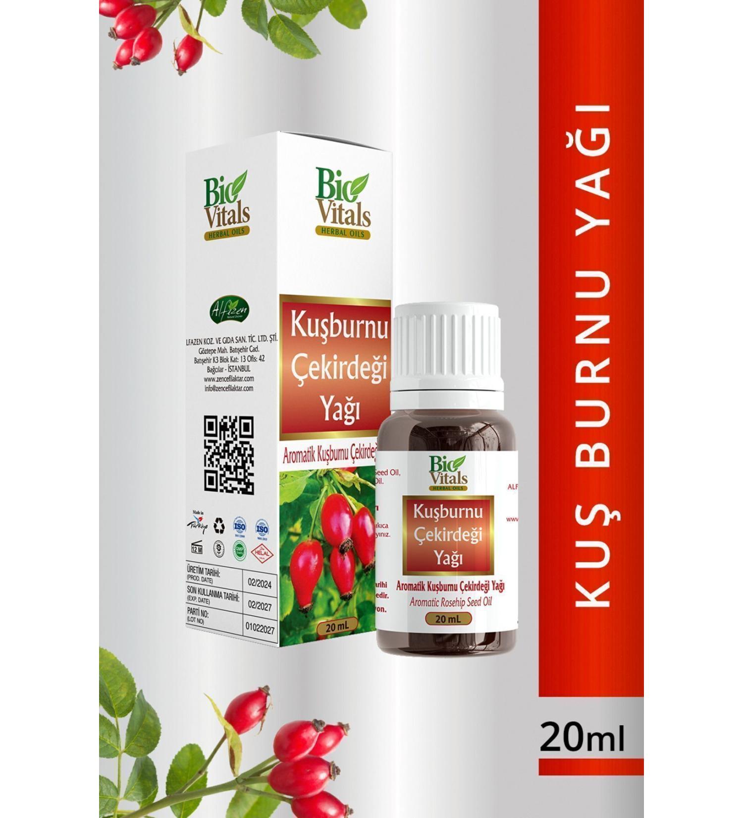 Bio Vitals Rosehip Seed Oil 20ml - Buy Online on GoSupps.com