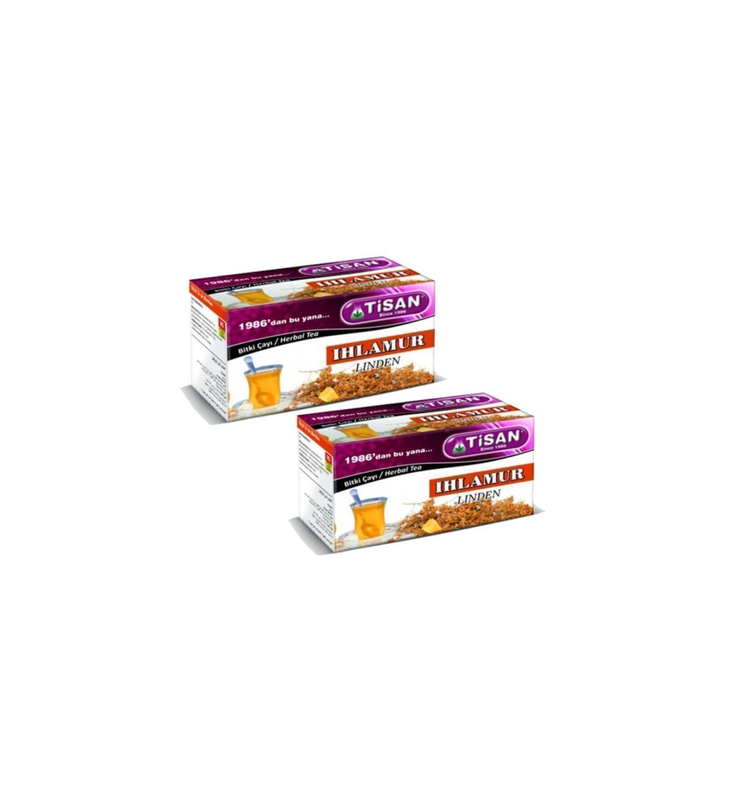 Tisan Linden Herbal Tea 20 Filtering Bags X 2 Pieces