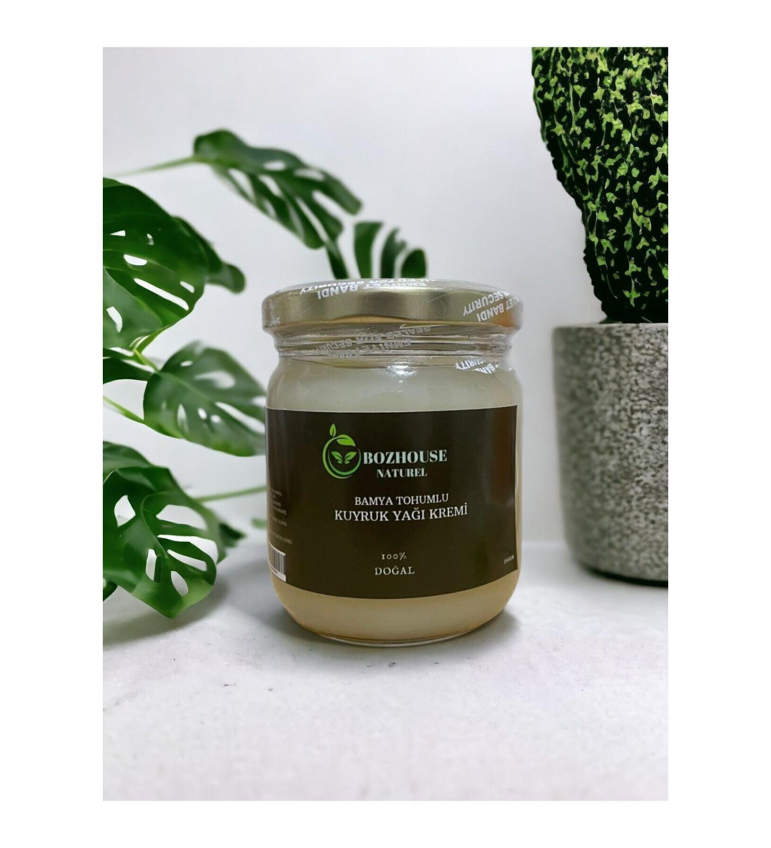 Okra Seed Oil Herbal Mix Cream with Tail Oil 150 Gr