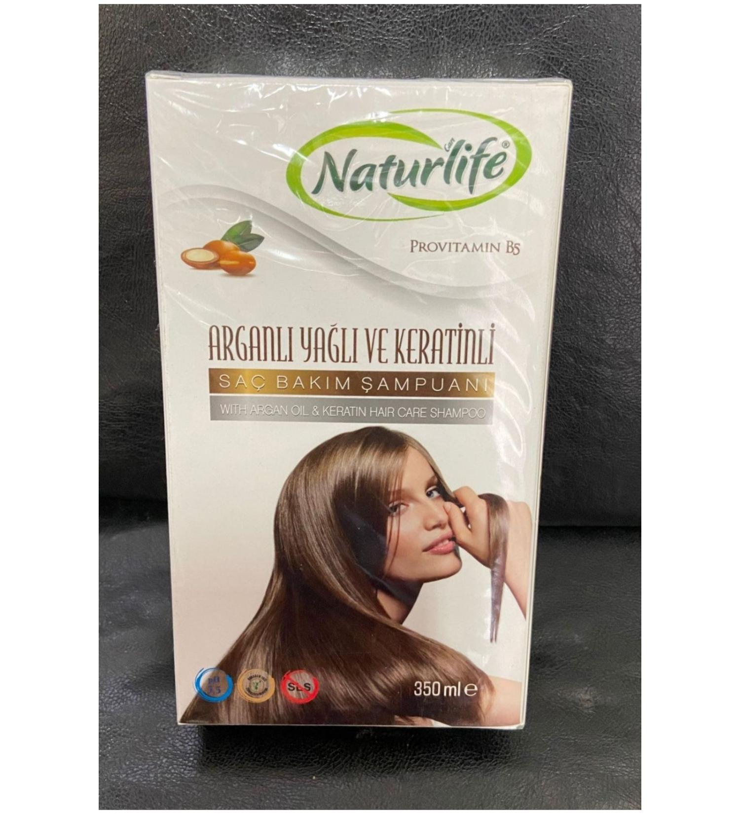Can Naturlife Argan oil and keratin shampoo 350 ml