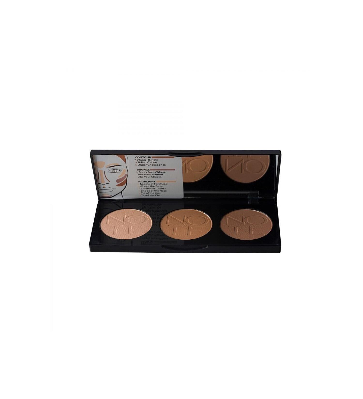 Note Cosmetics Perfecting Contouring Powder Contour Palette - 02 Medium To Dark - Buy Online on GoSupps.com