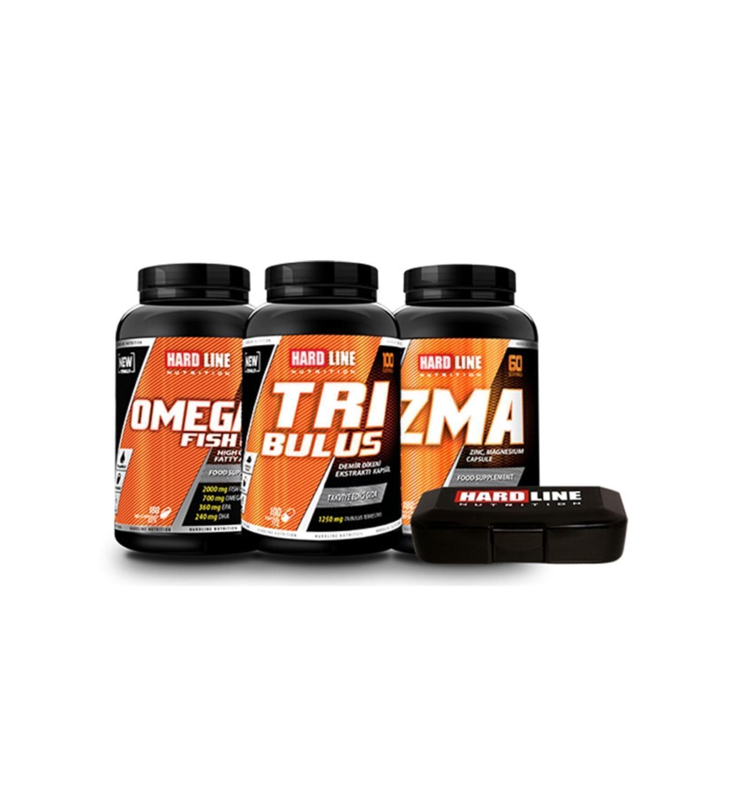 Hardline Omega3 & Zma & Tribulus Combination