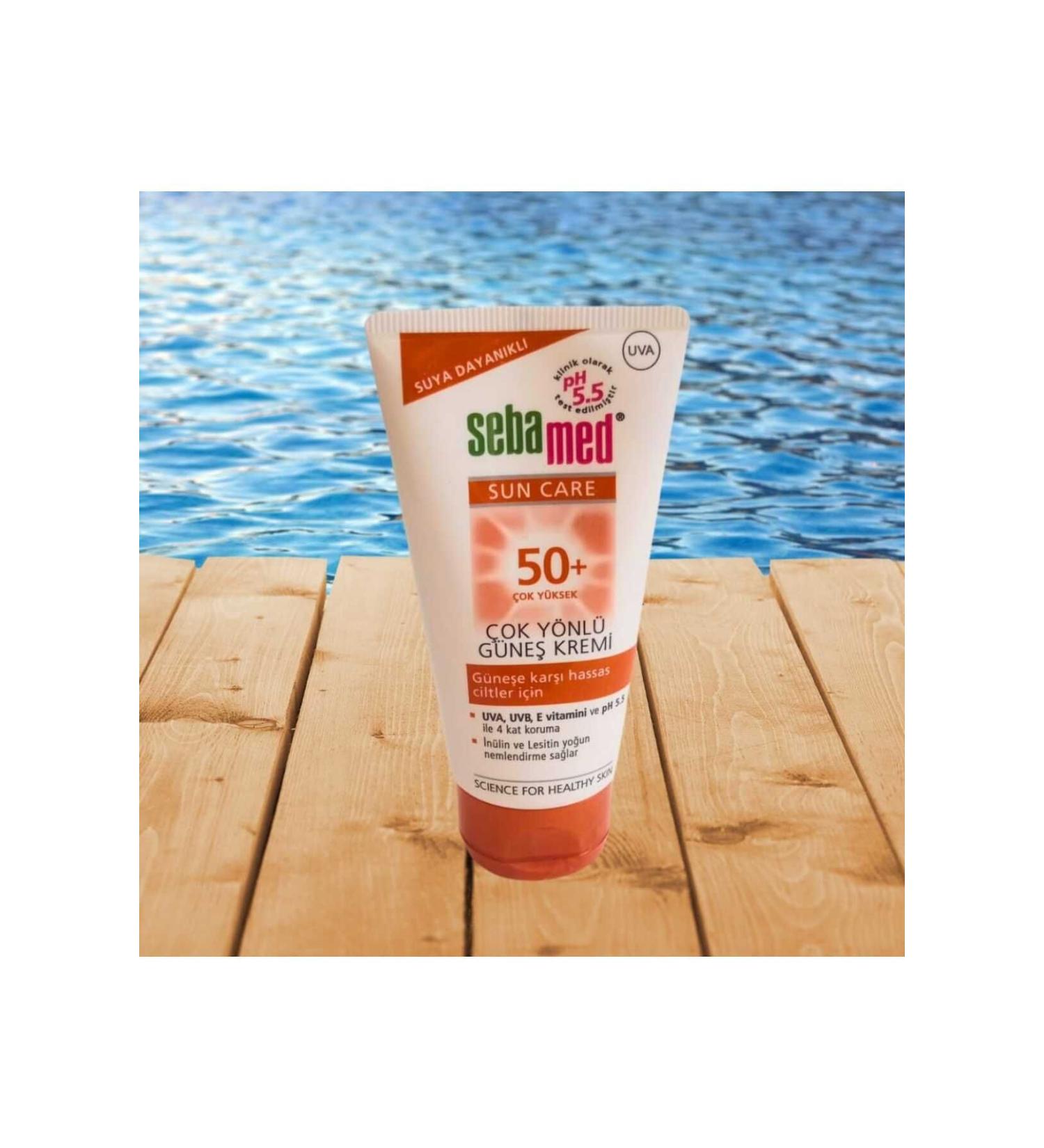 Mask Multi-Purpose Sunscreen 50 Factor Seba Med Sun Lotion 50 ml