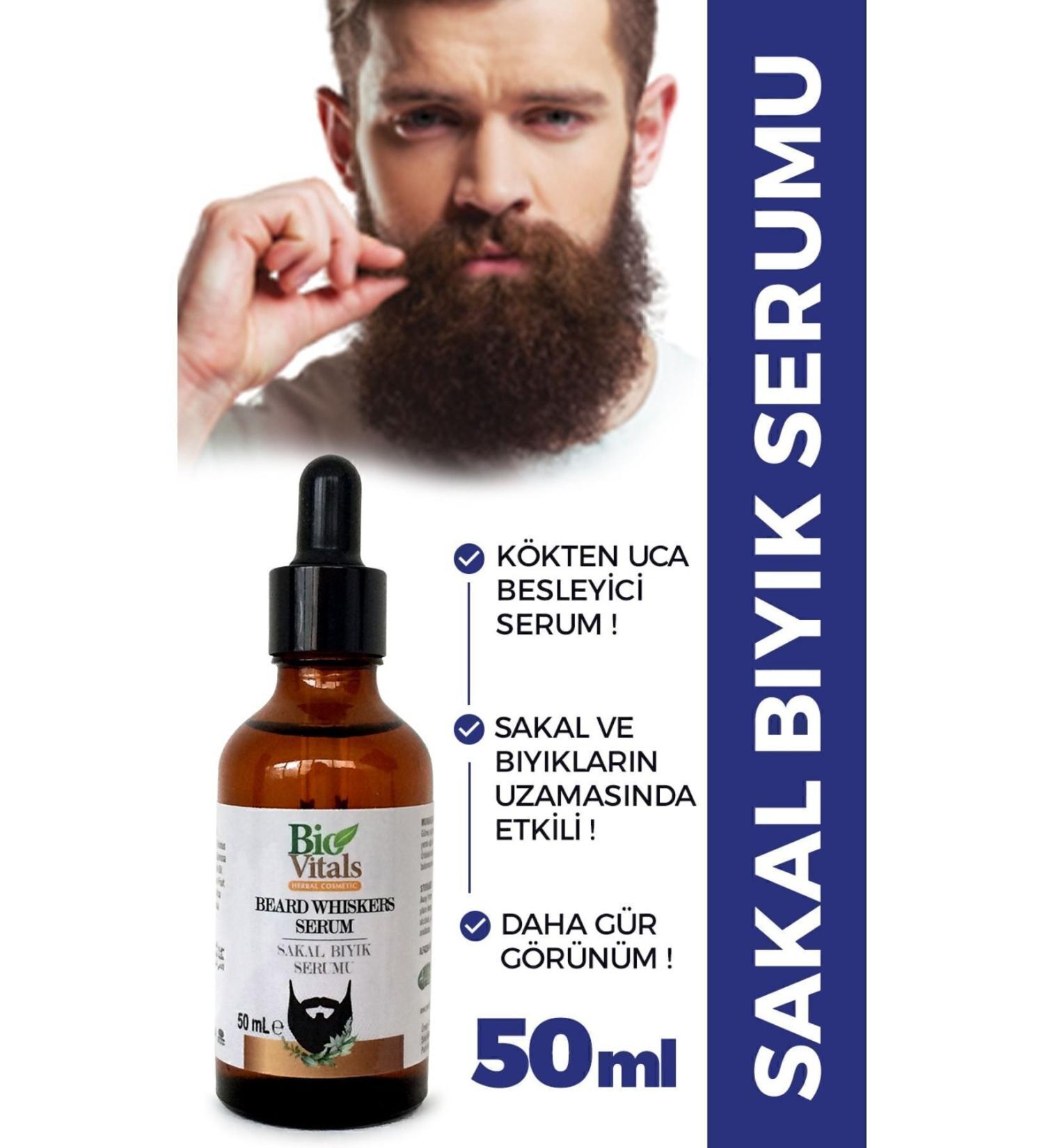 Bio Vitals Beard Mustache Growth Miracle Original Serum 50 ml - Buy Online on GoSupps.com