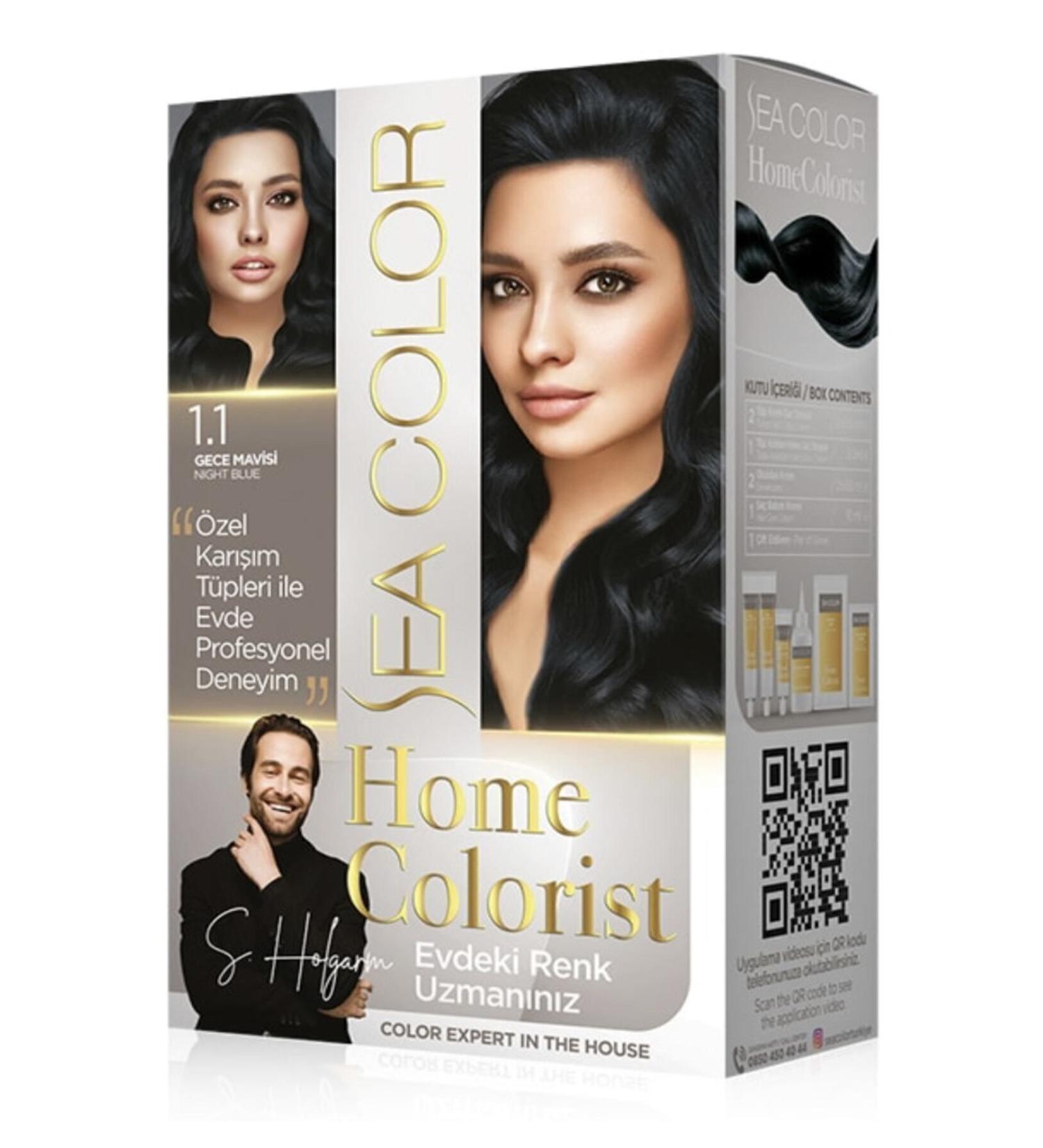 Sea Color Homecolorist 1.1 Midnight Blue Hair Dye