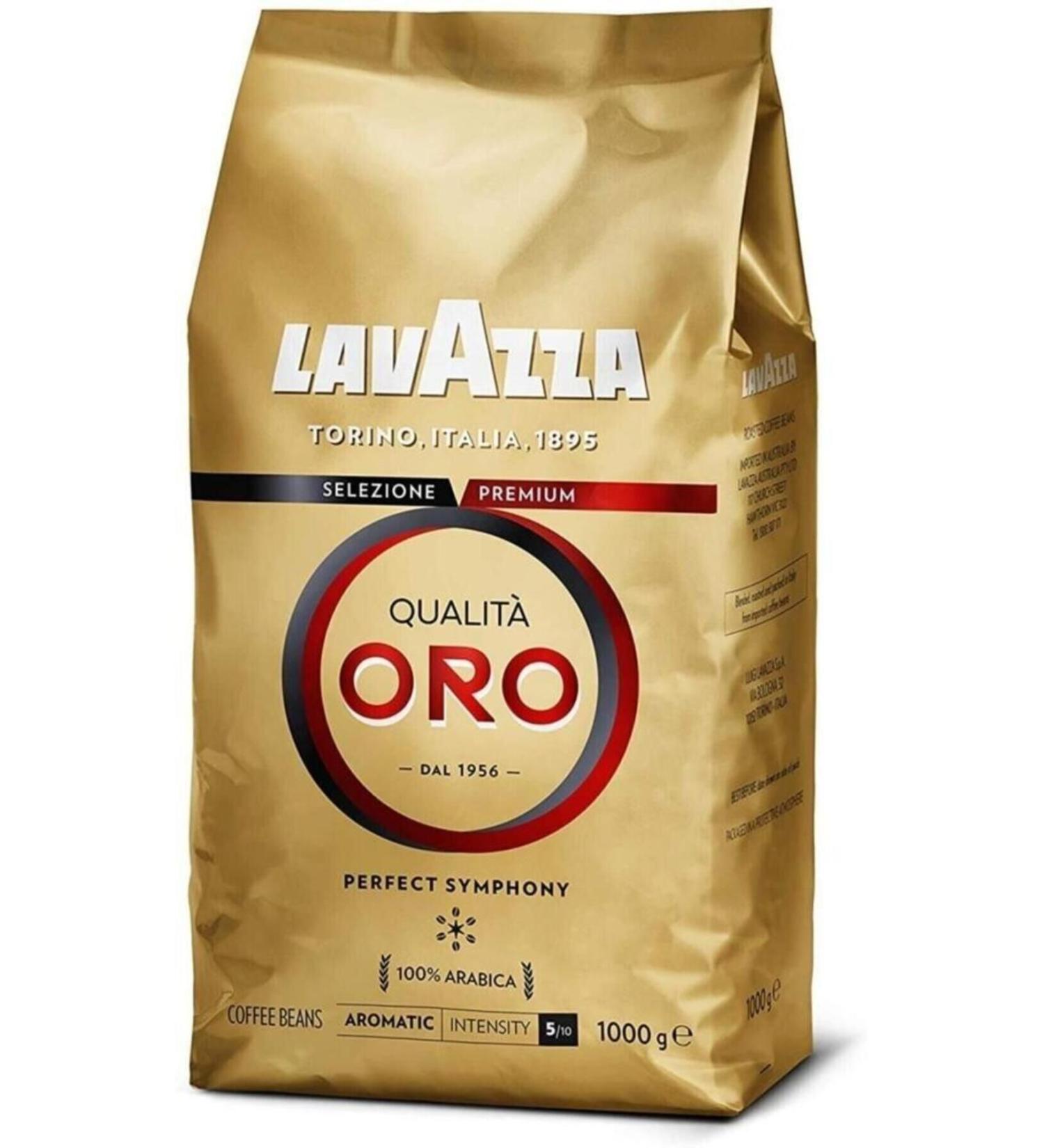 LavAzza Qualita Oro Coffee Beans 1 Kg - Buy Online on GoSupps.com
