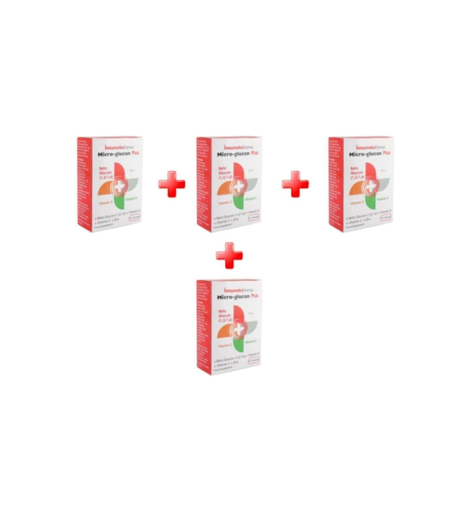 Imuneks Micro-glucan Plus 30 Capsules 4 Pack