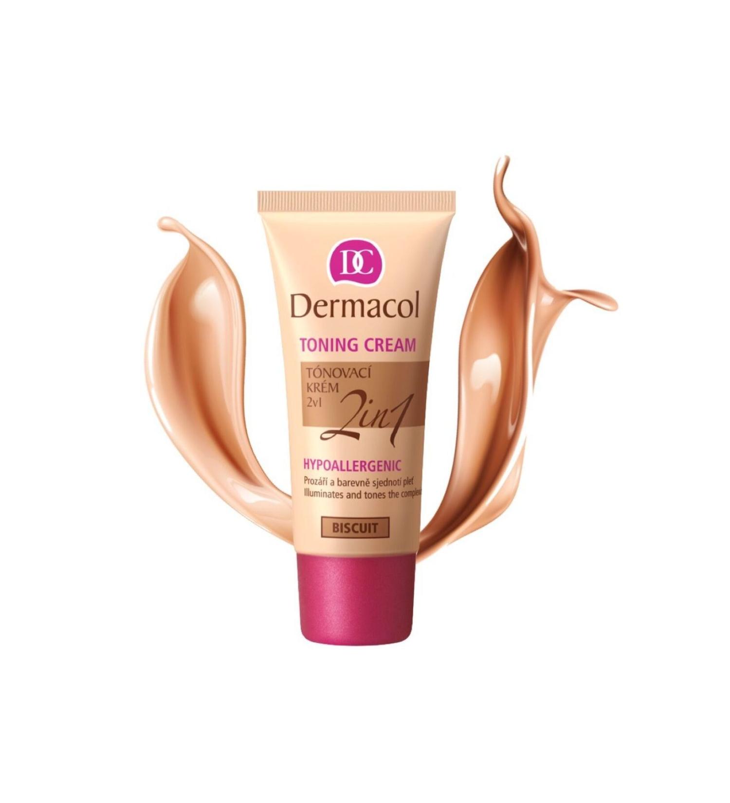 Dermacol Toning Cream-Brightening-Darkening Toning and Moisturizing Foundation 2 in 1-Bronze - Buy Online on GoSupps.com