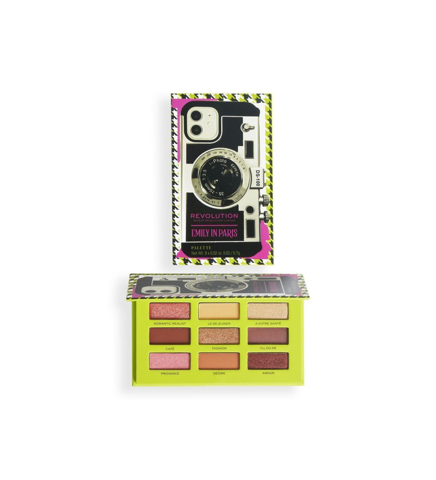 Revolution X Emily In Paris Camera Queen Eyeshadow Palette - Eyeshadow Palette - Buy Online on GoSupps.com