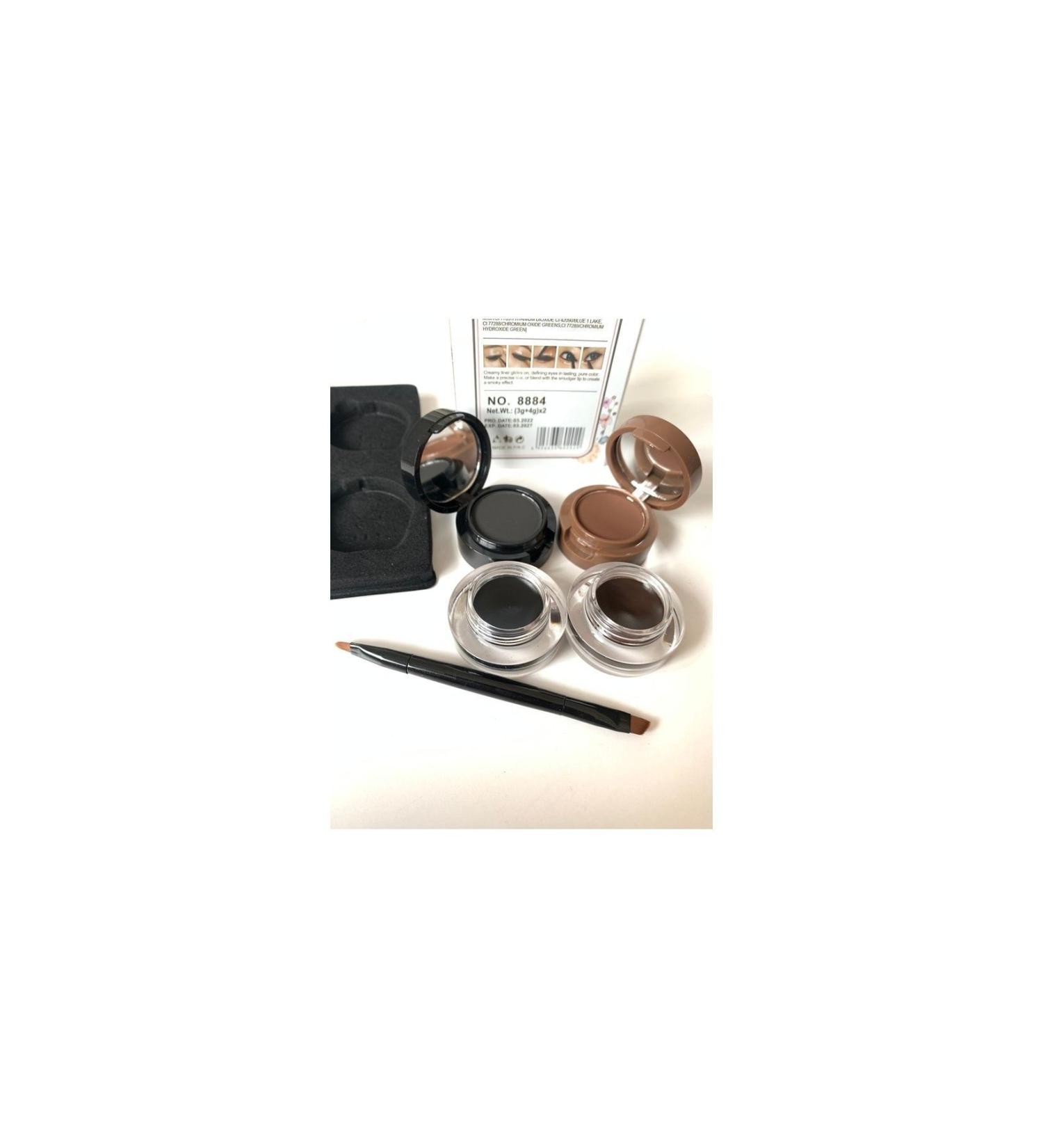 moc allure gel eyeliner and eyebrow shadow gorgeous 2 piece set - Buy Online on GoSupps.com