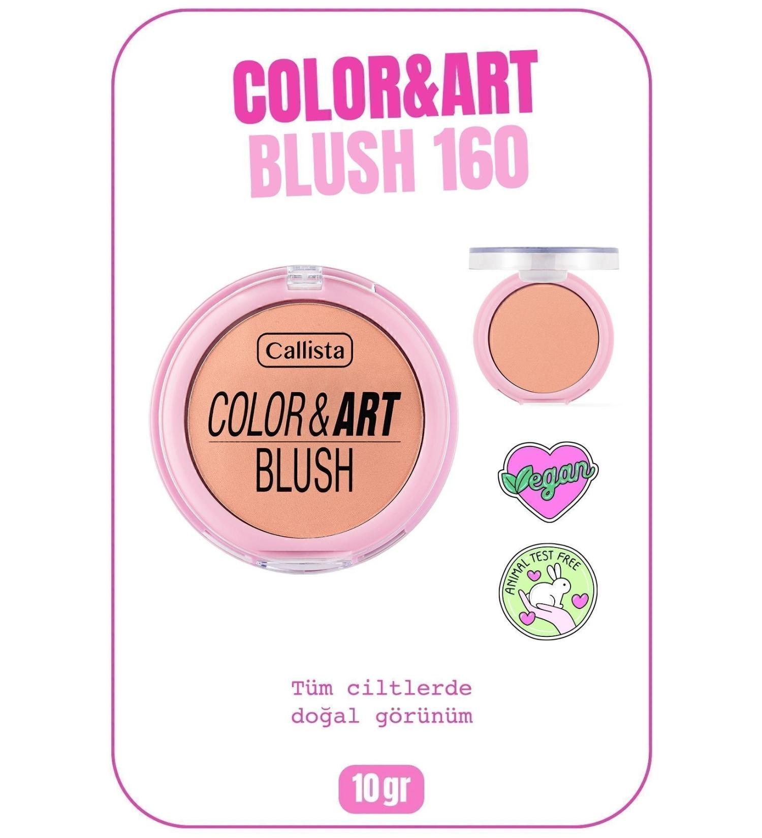 Callista Color Art Blush Powder Blush - 160 Rosy Glow - Buy Online on GoSupps.com