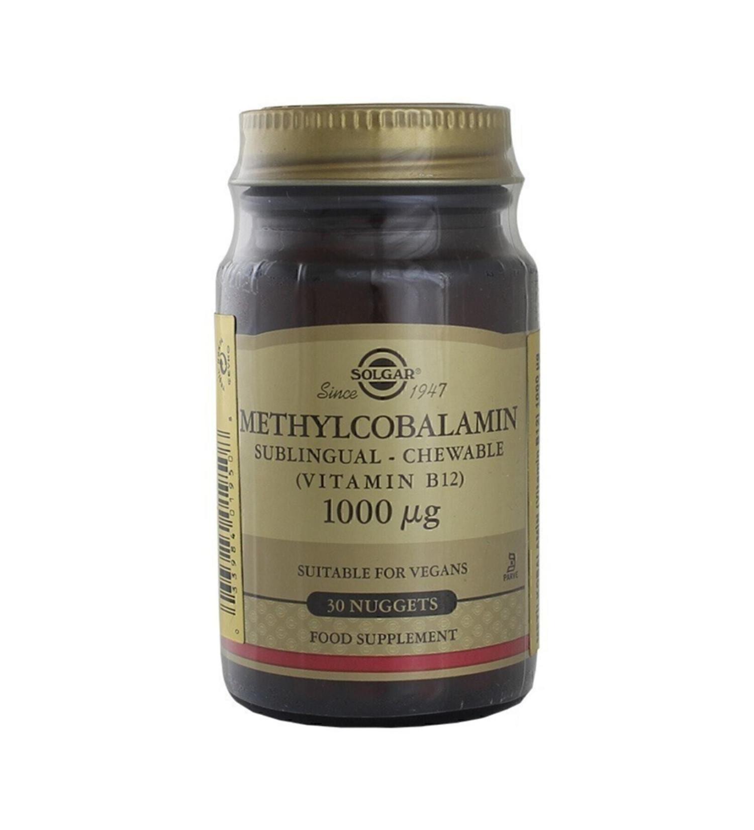 Solgar Methylcobalamin (B12) 1000 Mcg 30 Sublingual Tablets - Buy Online on GoSupps.com