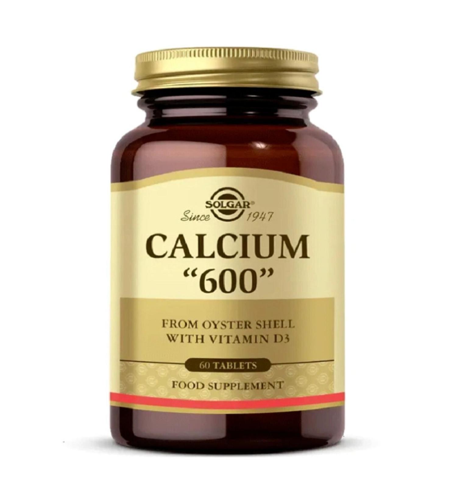 Solgar Calcium 600 Mg Oyster 60 Tablets (calcium) Skt:07-2025 - Buy Online on GoSupps.com