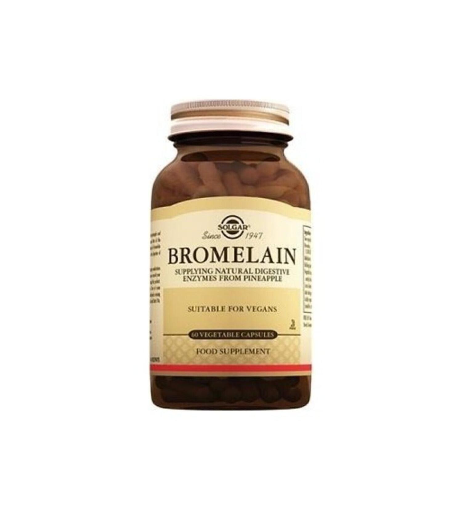 Solgar Bromelain Food Supplement 150 Mg 60 Capsules