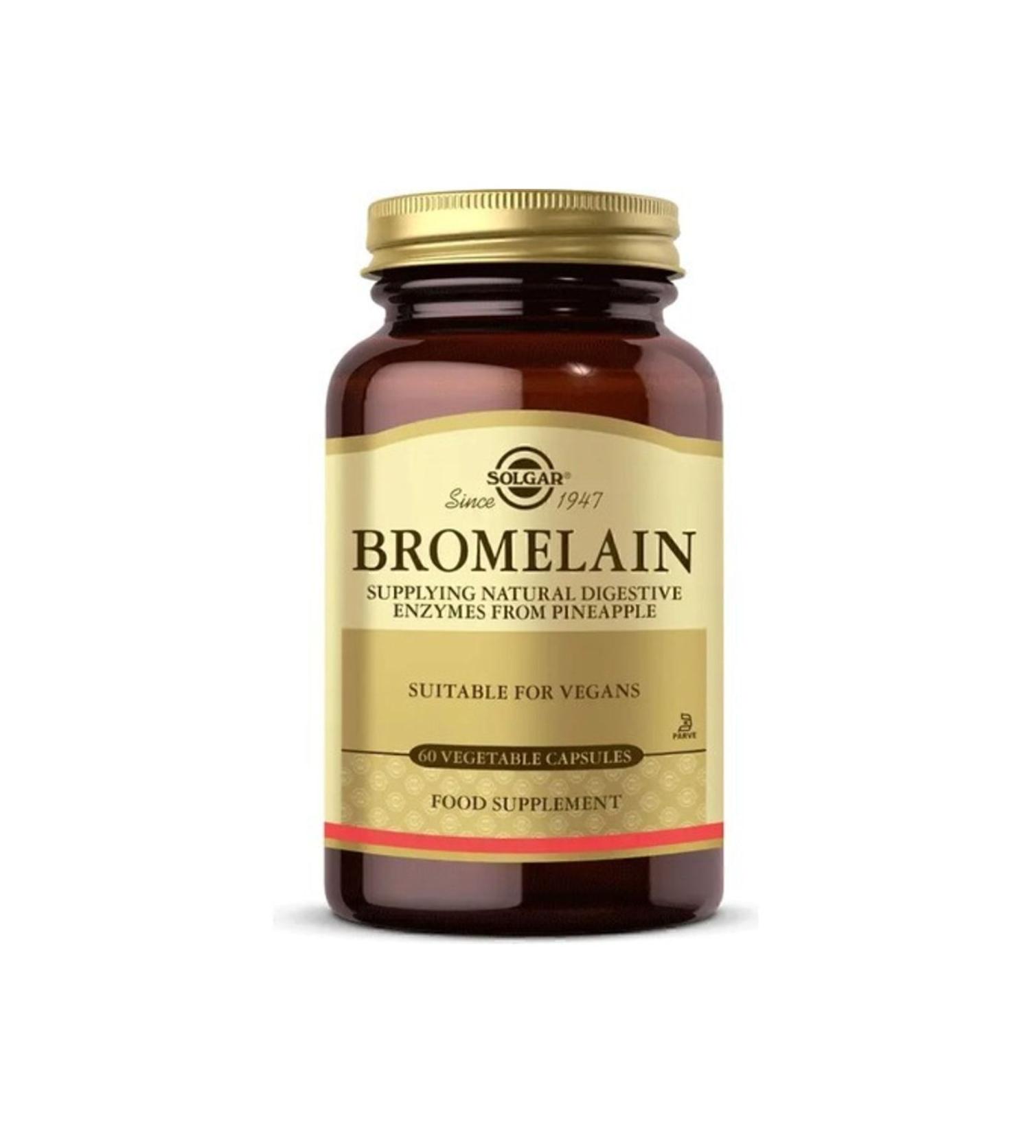 Solgar Bromelain Food Supplement 150 Mg 60 Capsules