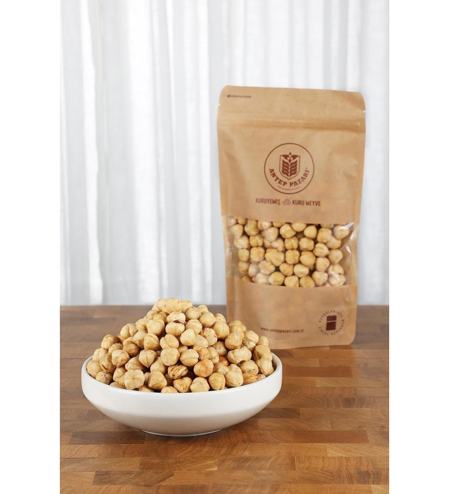 Antep Market Hazelnut Kernels Double Roasted Giresun New Crop 500 Gr