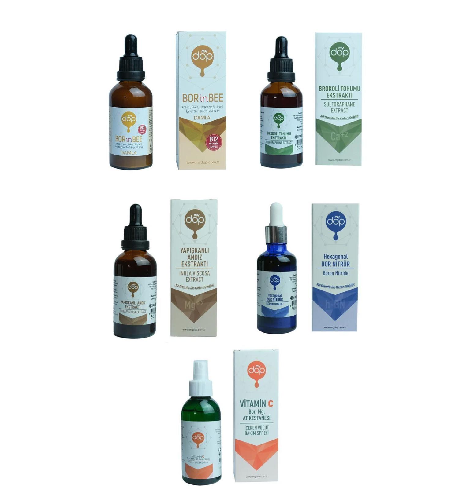 mydop Kd 5li Set Bor In Bee Adhesive And z Hexagonal Boron Nitride Broccoli Seed Vitamin C Spray - Buy Online on GoSupps.com