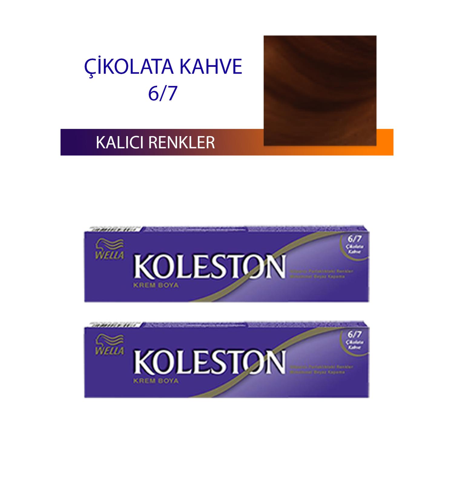 Narnuga 2 Pieces Single Tube Hair Dye Chocolate Brown 6/7 - MTC1676-6688