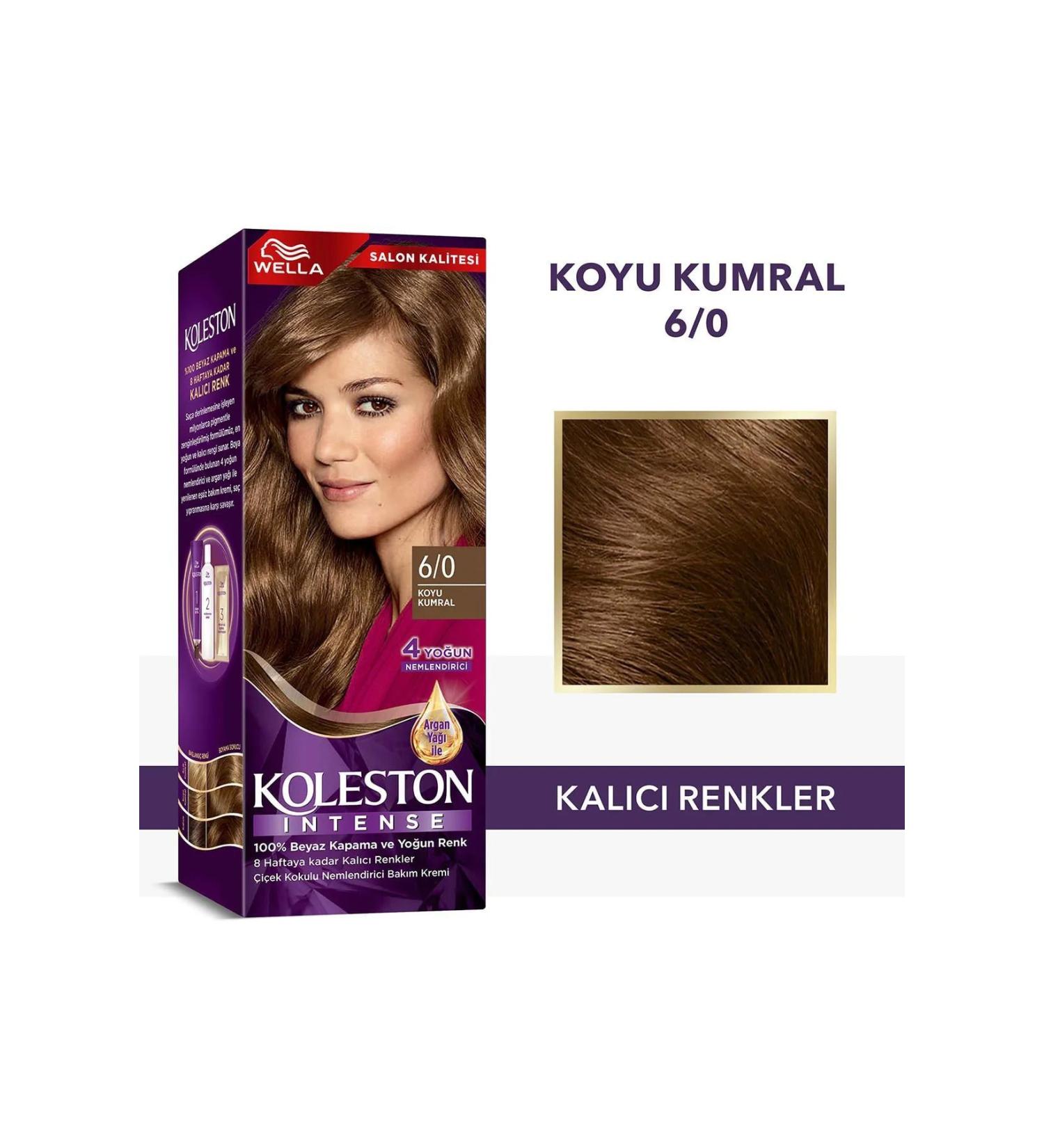 Narnuga Koleston Intense Hair Dye 6/0 Dark Blonde - Salon Quality - MCT5363-4437