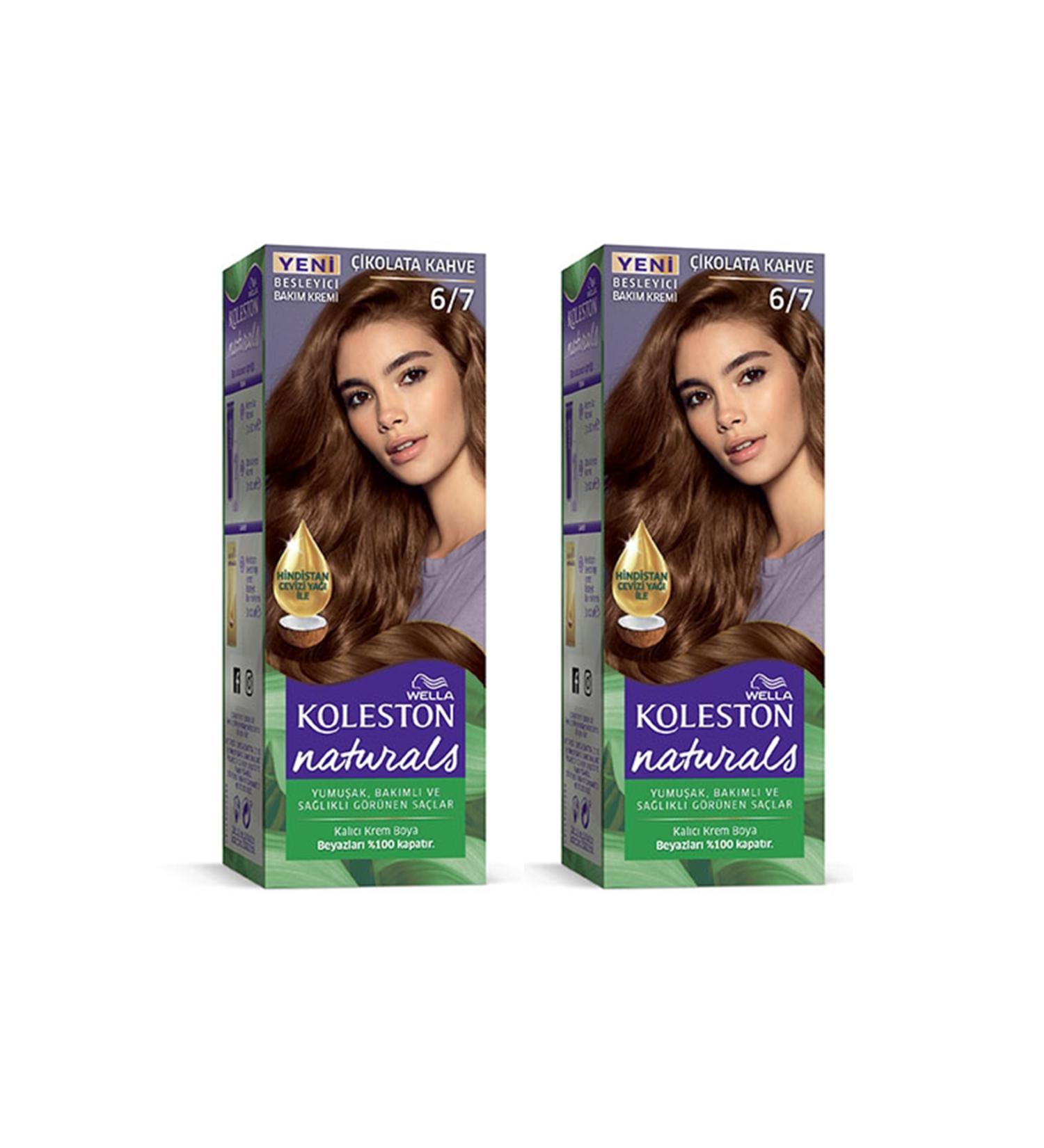 NEEF Naturals Hair Dye Chocolate Brown 6/7 2x Pack - NEF8159-3946