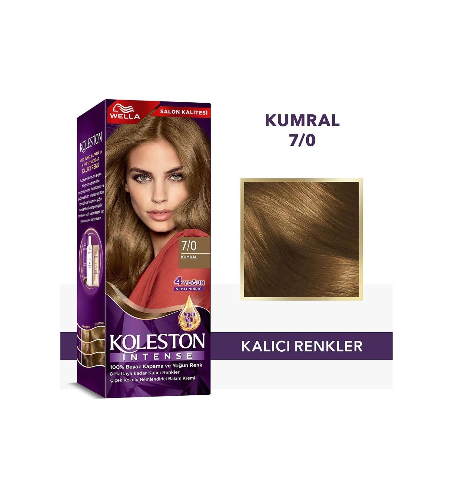 akna Koleston Intense Hair Dye 7/0 Blonde - Salon Quality - ANK5581-6722