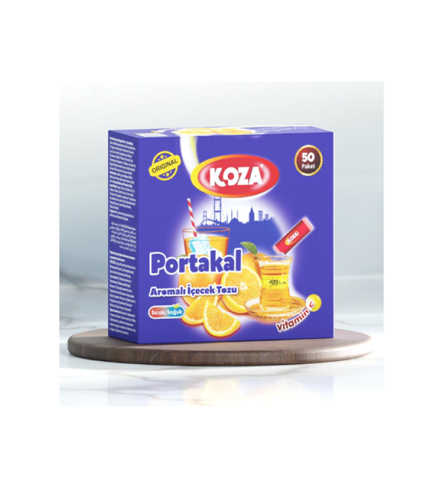 Lyrae Store Koza Single Use Orange Flavored Powder Drink 50's - ALP1847-8059