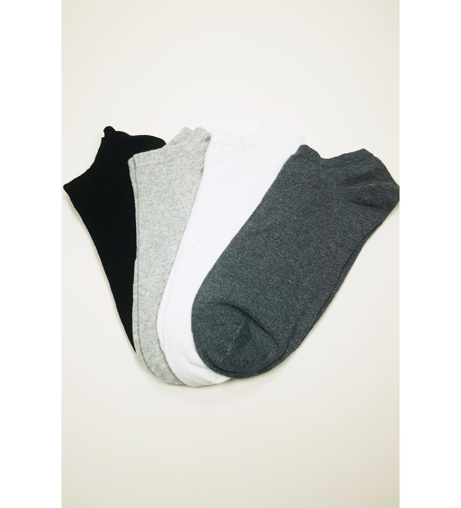 Skygo Seamless Men's Ankle Socks Four Seasons Soft Texture 4 Pairs