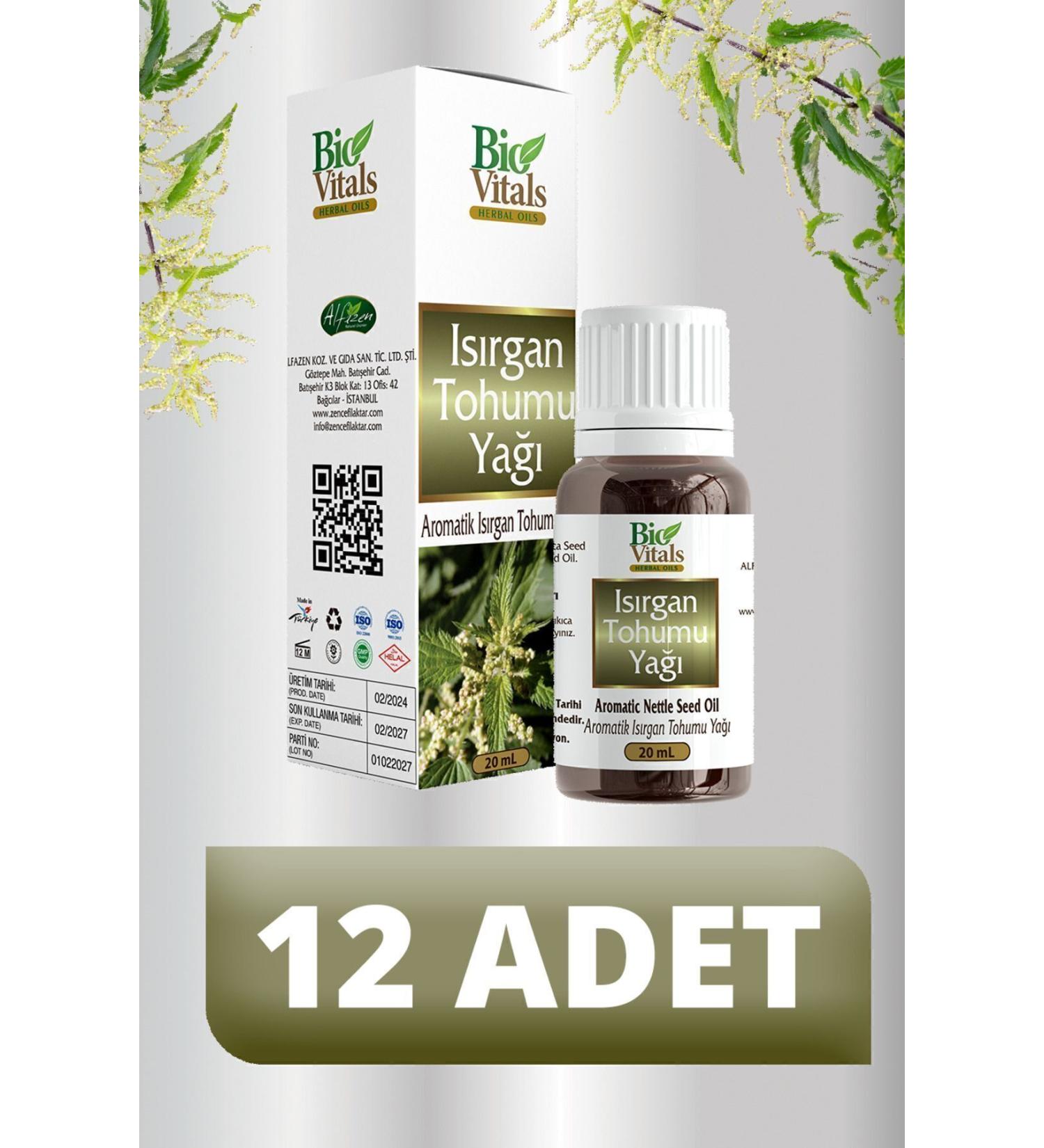 Bio Vitals Nettle Oil 12 PCS-Box 20 ml