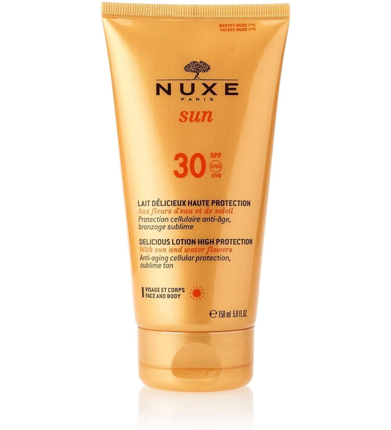 Nuxe Lait Delicieux Spf30 - Sun Protection Face and Body Milk Spf30 150 Ml